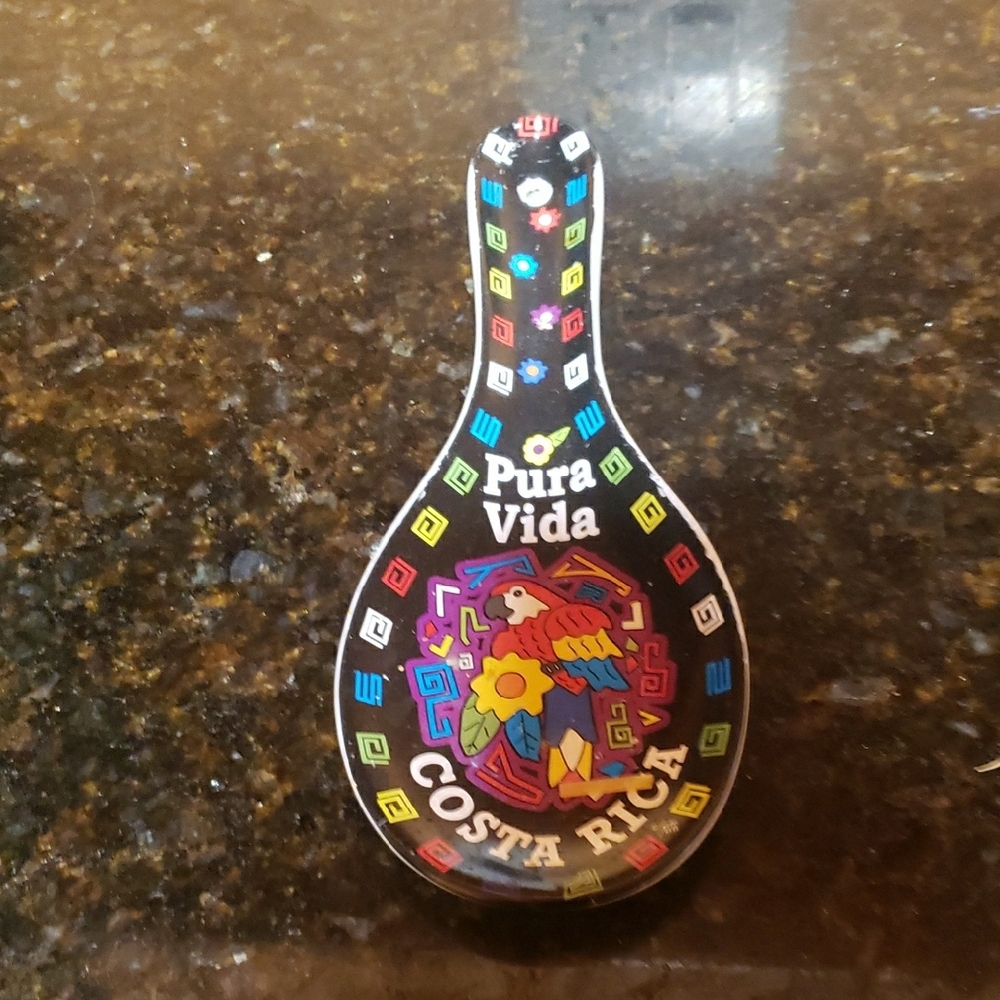 Pura Vida Costa Rica Souvenir Spoon Rest  BIG PRICE
